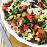 Olive rice salad