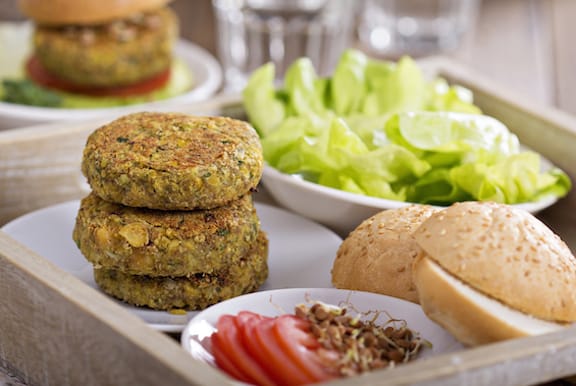Vegan chickpea burgers recipe