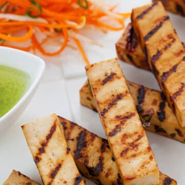 Grilled Tofu on the Barbecue