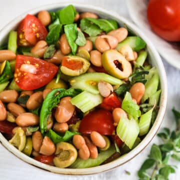 Pinto Beans with Watercress or Arugula salad