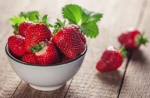 Strawberries in a bowl