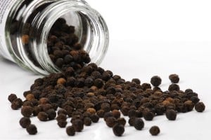 Black peppercorns