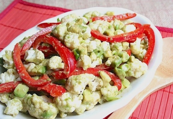 Cauliflower Avocado Salad