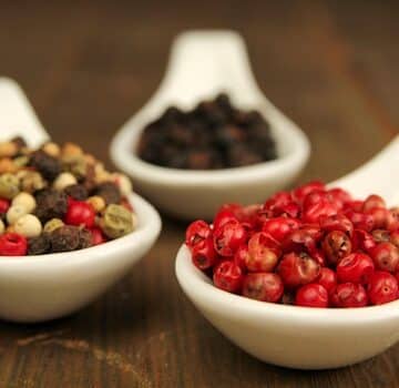 Peppercorn varieties