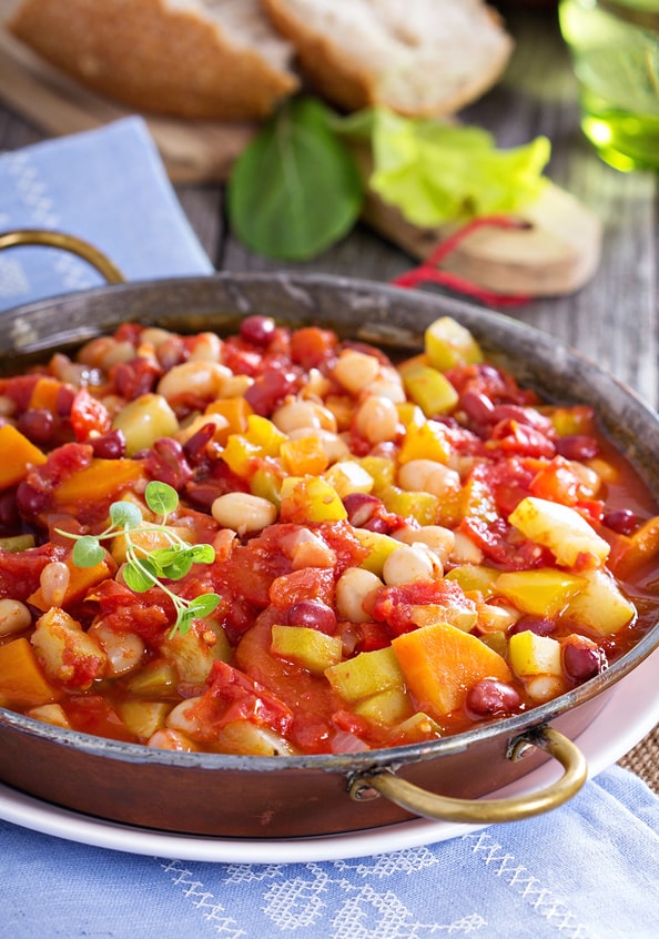 Stewed White Beans with Fresh Tomatoes