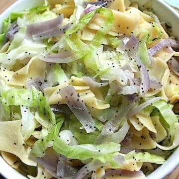Hungarian Style Noodles with Cabbage
