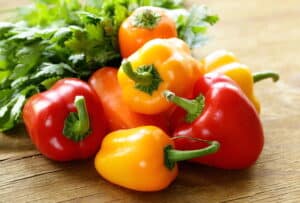 Colorful bell peppers