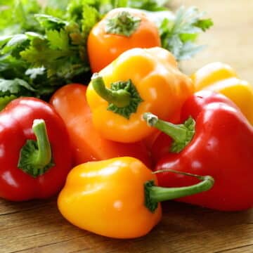 Colorful bell peppers