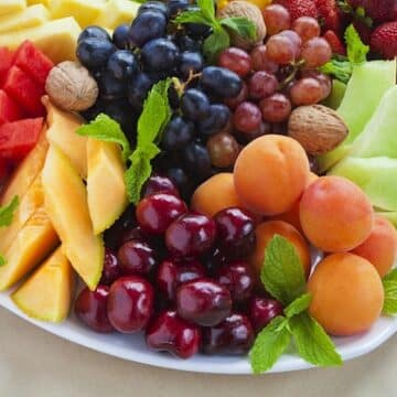 Late Summer fruit platter