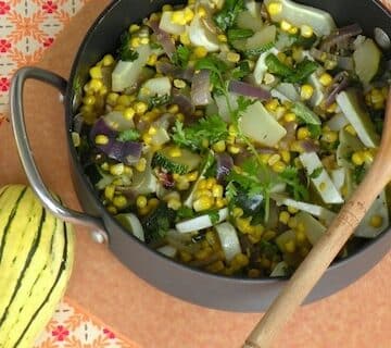 summer squash and corn sauté