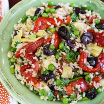 Piquant rice salad