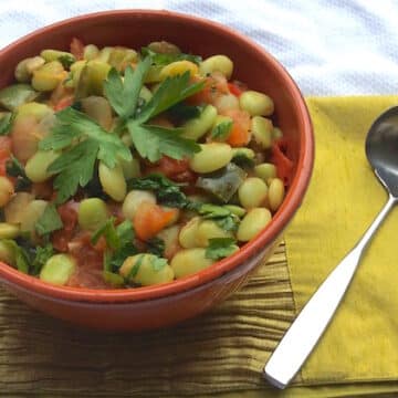 Southern Lima beans recipe