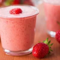 Strawberry-banana smoothie
