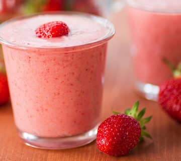 Strawberry-banana smoothie