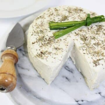 basic herbed cheese (raw and vegan)
