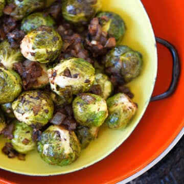 Balsamic Brussels sprouts