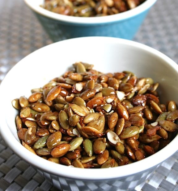 Candied Pumpkin Seeds recipe