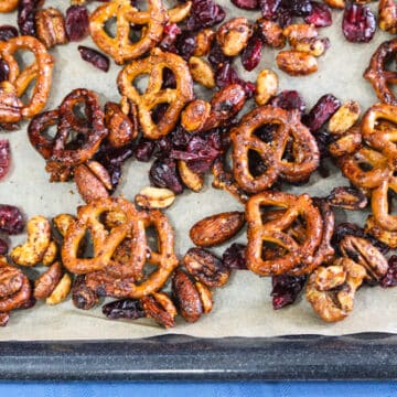 Sweet and Savory Nuts and Pretzels