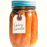 Canned spicy carrots from Put 'em Up