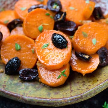 Sweet potatoes with olives