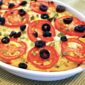 baked tofu frittata recipe