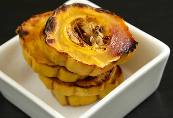 Baked Delicate Delicata Squash