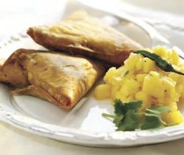 Samosas and Mango Chutney