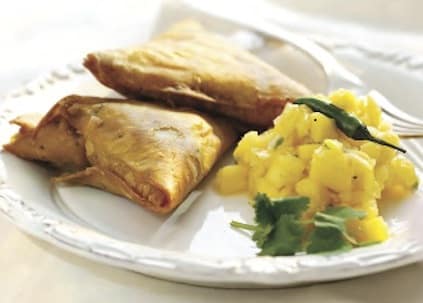 Samosas and Mango Chutney