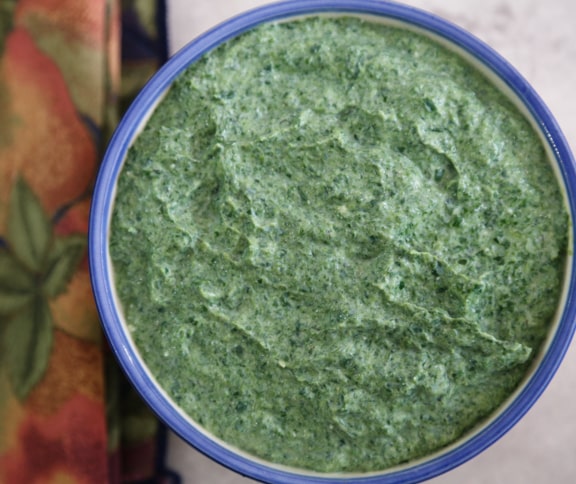Dairy-free creamed spinach