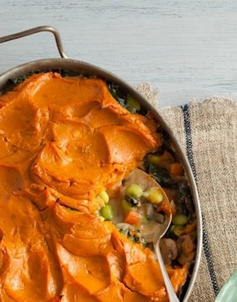 Sweet Potato and Edamame Shepherd's Pie