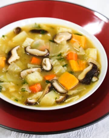 Miso Soup with Winter Vegetables