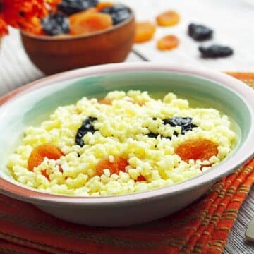 Millet in a bowl