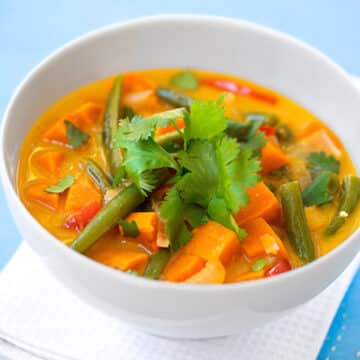 Thai-spiced sweet potato stew