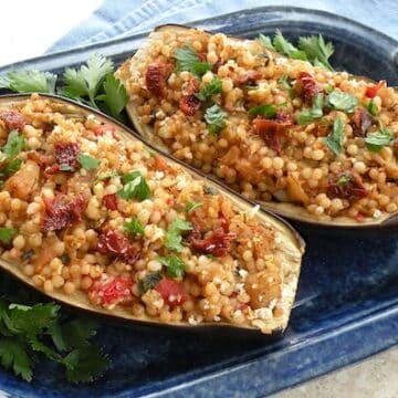 Couscous-Stuffed eggplant recipe