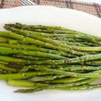 sesame roasted asparagus