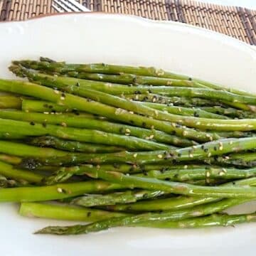 sesame roasted asparagus