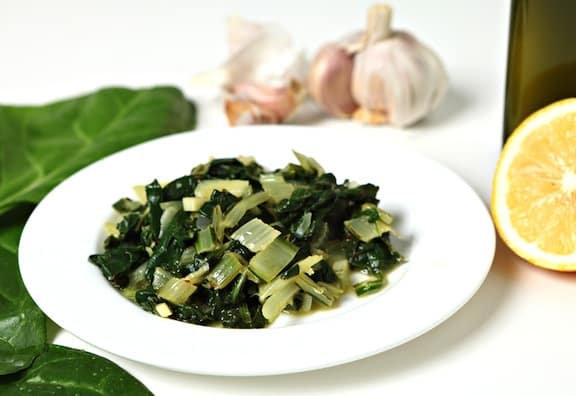 Simple Garlicky Greens