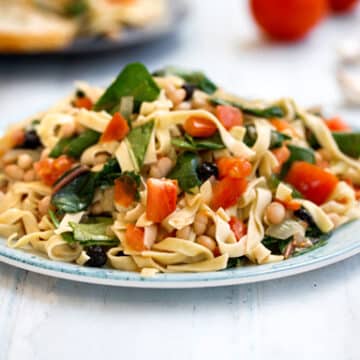 Chard and White bean pasta recipe