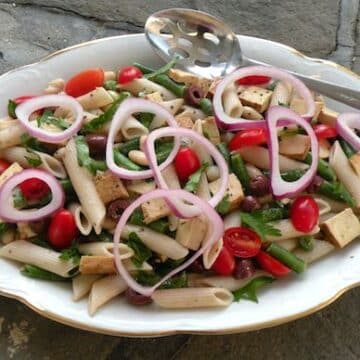 Vegan Pasta Salad Niçoise