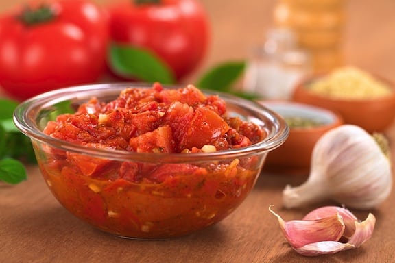 luscious fresh tomato garlic sauce recipe