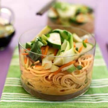 Asian Peanut-Sesame Noodles Recipe