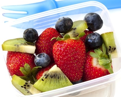 Lunch box fruit salad