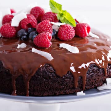 Easy vegan chocolate cake