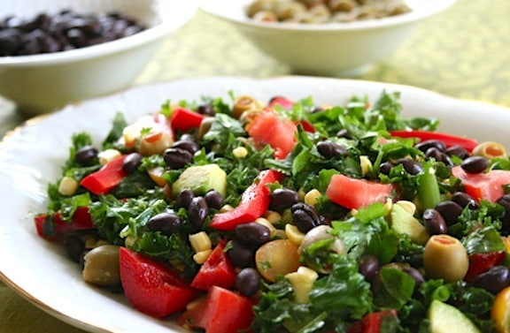 Southwestern kale salad recipe