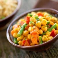 Chana masala - curried chickpeas