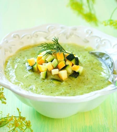 Creamy zucchini soup recipe