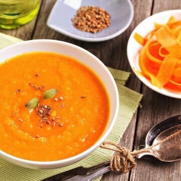 Carrot, Orange and Ginger soup recipe