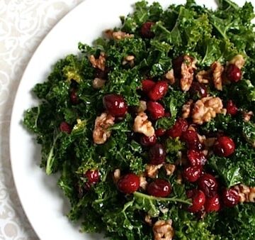 Cranberry Kale Salad