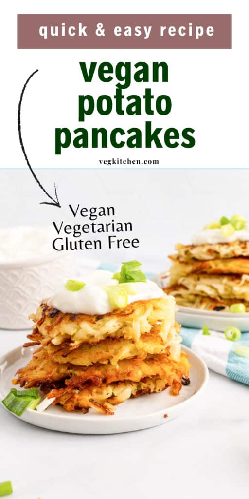 vegan potato pancakes