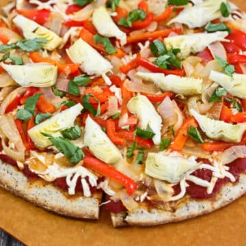 Onion and Artichoke Pizza recipe